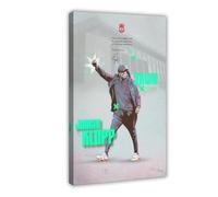 JGACBHE Jurgen Klopp Anfield Poster su tela, decorazione artistica da parete per soggiorno, camera da letto, 60 x 90 cm