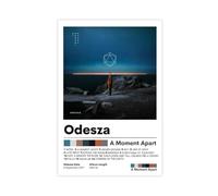 JGACBHE Odesza - Poster su tela, decorazione per camera da letto, ufficio, camera da letto, regalo, 40 x 60 cm