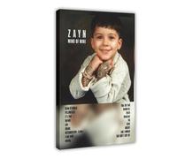 JGACBHE Poster su tela con motivo Mind of Mine, decorazione artistica da parete per soggiorno, camera da letto, 50 x 75 cm