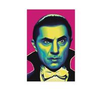 JGACBHE Poster su tela, motivo: Dracula, decorazione artistica da parete per soggiorno, camera da letto, 40 x 60 cm