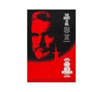 JGAIEWC Poster del film "La caccia all'ottobre rosso (1990) su tela, decorazione artistica da parete per soggiorno e camera da letto, 40 x 60 cm