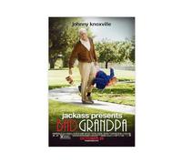 JGAIEWC Poster su tela con scritta "Bad Grandpa Jackass", decorazione per camera da letto, ufficio, camera da letto, regalo, 60 x 90 cm