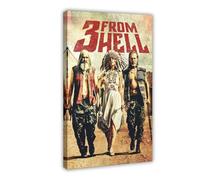 JGAIEWC Poster su tela, motivo: 3 from Hell (2019), motivo: Prigione, decorazione per camera da letto, ufficio, stanza, regalo, 50 x 75 cm