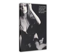 JGAIEWC Poster su tela, motivo: Marianne Faithfull, Londra, anni '60, decorazione per camera da letto, ufficio, camera da letto, regalo, 30 x 45 cm