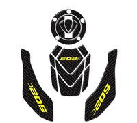JGANRF per 502C Adesivo Serbatoio Carburante in Fibra di Carbonio Moto Anti-Graffio Protector Decalcomanie della Copertura Accessori 2021 502 C