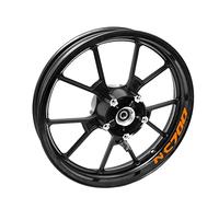 JGANRF per NC700 NC700S NC700X Decalcomanie per Ruote Moto Adesivi per Cerchioni per Pneumatici Applique Riflettente