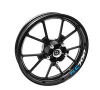 JGANRF per NC700 NC700S NC700X Decalcomanie per Ruote Moto Adesivi per Cerchioni per Pneumatici Applique Riflettente
