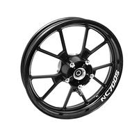 JGANRF per NC700 NC700S NC700X Decalcomanie per Ruote Moto Adesivi per Cerchioni per Pneumatici Applique Riflettente