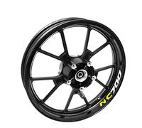 JGANRF per NC700 NC700S NC700X Decalcomanie per Ruote Moto Adesivi per Cerchioni per Pneumatici Applique Riflettente