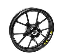 JGANRF per NC700 NC700S NC700X Decalcomanie per Ruote Moto Adesivi per Cerchioni per Pneumatici Applique Riflettente