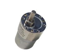 JGB37-3530 12 V 24 V DC Gear Motor 37 mm All Metal Gearbox, 7-600 RPM High Torque Geared Motor with Eccentric Output Shaft for DIY Robot Home Automation (motore, 200 rpm, 24 V)