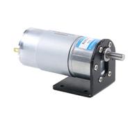 JGB37-555 Motore elettrico con ingranaggi CC da 37 mm, 30 W, coppia elevata, regolazione della velocità, 1 pezzo(316RPM,24VMotor and Bracket)