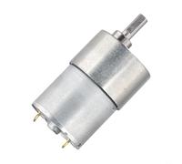 JGB373530 Motoriduttore 12V DC 107RPM avanti e indietro Velocità regolabile con ingranaggi in metallo adatto per automazione e robotica