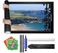 JGCJGG Tappeto Puzzle, Porta Puzzle, Puzzle Portatile Tappetino, Tappetino Puzzle Fino a 1000/1500/2000 Pezzi, con Vassoi l'Ordinamento Puzzle, per un Pratico Accessorio Riporre i Puzzle