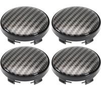 JGDLBXJY 4Pcs Coprimozzi Coprimozzo per Jeep Gladiator Grand Cherokee Liberty Meridian,60mm Accessori per Cerchioni per Pneumatici per Auto Accessori Protettivi Tappi per Cerchi Decorativi,Black