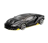 JGEPBHXWV Pressofusione 1:18 Per Lamborghini LP770 Modellini Auto Lega Kit Modellismo Scala Realistica Esposizione Souvenir Collezione(Black)