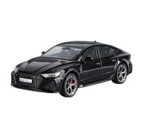 JGEPBHXWV Pressofusione 1:24 Per AUDI RS7 Modelli Di Auto In Lega Moda Su Scala Finita Kit Di Modelli Di Veicoli Display Collezione Di Souvenir(Black)