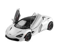 JGEPBHXWV Pressofusione 1:24 Per McLaren 720S Modelli Auto Lega Moda Finita In Scala Modello Veicolo Kit Display Collezione Di Souvenir(White)