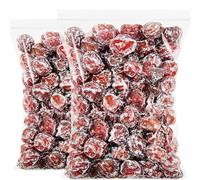 JGFWAT Prugne secche in agrodolce di alta qualità, deliziose frutta candita conservata, snack pronto da mangiare per il viaggio, sacchetto da 250 g