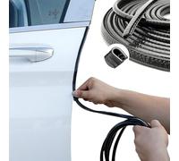 JGGQSY 10M Guarnizione Portiera Auto per Jeep Avenger, Protezione per Bordi Auto in Gomma, Paraspigoli Auto Anti-perdite,A/Black