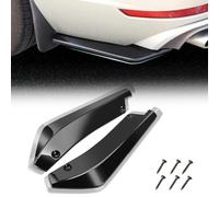 JGGQSY 2 Pezzi Auto Posteriore Labbro Angolo Splitter Diffusore Spoiler Paraurti per Seat MII Electric Ibiza Leon Arona Ateca Tarraco, Spoiler per Angolo di Avvolgimento,A/Black