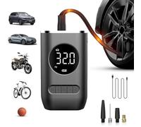JGGQSY Mini Compressore Aria Portatile Auto per BMW 1 3 5 6 Series Z4 7 M Series, 150PSI Gonfiatore Bici Elettrico Ricaricabile Schermo LCD Digitale