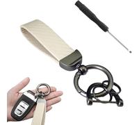 JGGQSY Portachiavi Auto,Compatibile con Fit Ford Transit Custom,Accessori per Auto,Beige