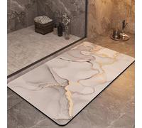 JGGXHM Tappetini da bagno in marmo di lusso Tappetino da bagno antiscivolo per doccia Tappetino da bagno Zerbino Tappeto Lavabile Tappetino 50x80 cm