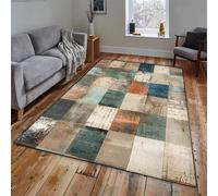 JGGXHM Tappeto geometrico per soggiorno, camera da letto, grandi tappeti per la decorazione della casa, tappetini antiscivolo astratti per divani, lavabili 150x240cm