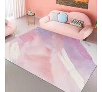 JGGXHM Tappeto moderno e grazioso per soggiorno, colore rosa arcobaleno, ideale per camera da letto, decorazione per la casa, antiscivolo, perfetto anche per ufficio (40x90 cm)