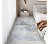 JGGXHM Tappeto moderno per camera da letto, leggero, di lusso, per soggiorno, comodino, morbido, per guardaroba 60x130cm