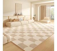 JGGXHM Tappeto per soggiorno in stile crema, corto e morbido, grande, per camera da letto, tappetini morbidi, zerbino per ingresso interno, arredamento per la casa 180x240cm