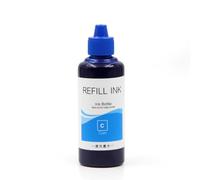 JGHFReW 100 ml di ricarica del pigmento inchiostro compatibile con designjet 500 510 800 800ps 500ps 510ps 100 110 70 più k5300 k5400 k8600 stampanti adatta ai modelli 82 10 11 18 88(Cyan)