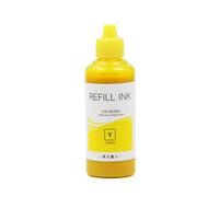 JGHFReW 100 ml di ricarica del pigmento inchiostro compatibile con designjet 500 510 800 800ps 500ps 510ps 100 110 70 più k5300 k5400 k8600 stampanti adatta ai modelli 82 10 11 18 88(Yellow)