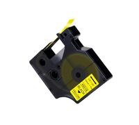 JGHFReW 12mm Black on White Label Tape 45013 Compatibile con etichetta 160 280 Colorpop Label Maker Works con D1 45013 45018 Cartuccia per latichetta(Black on Yellow)