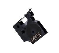 JGHFReW 12mm Black on White Label Tape 45013 Compatibile con etichetta 160 280 Colorpop Label Maker Works con D1 45013 45018 Cartuccia per latichetta(White on Black)