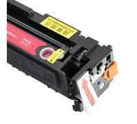 JGHFReW 4 PC Cartuccia toner compatibile 216A W2410A W2411A per stampanti laser a colori Works con Pro MFP M183FW M182N 182N(216A WITH CHIP)