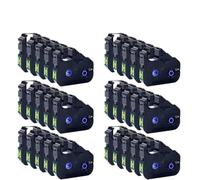 JGHFReW 5pcs a 40pcs LB200bk MKRS100B PT200bk Cartucce di inchiostro di ricambio Compatibili con modelli di stampante MK2600 MK2500 MK2100 MK2000 MK1500 MK1100 Mark1 Pro M11c PT200(30pcs)