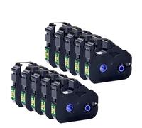 JGHFReW 5pcs a 40pcs LB200bk MKRS100B PT200bk Cartucce di inchiostro di ricambio Compatibili con modelli di stampante MK2600 MK2500 MK2100 MK2000 MK1500 MK1100 Mark1 Pro M11c PT200(10pcs)