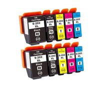 JGHFReW 5PSC 202XL T02G1 T02H1 Cartuccia inchiostro 1SET Compatibile con XP6000 XP6005 XP6100 XP6105(2SET)