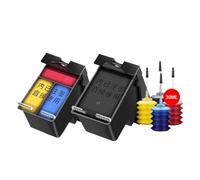 JGHFReW Cartucce di inchiostro ricaricabili 540xl 541xl PG540 CL540 Compatibile con MX475 MX525 MG3650 MG3600 MG3250 MG2150 MG3100 MG4250 MG3550 MG4100 PINTER(BK-CL-INK)