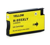 JGHFReW Cartuccia di inchiostro compatibile 955xl per 955xl Works with OfficeJet Pro 7720 7730 7740 8210 8218 8710 8715 8718 8720 8730 8740 Stampanti(1PCS Yellow)