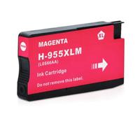 JGHFReW Cartuccia di inchiostro compatibile 955xl per 955xl Works with OfficeJet Pro 7720 7730 7740 8210 8218 8710 8715 8718 8720 8730 8740 Stampanti(1PCS Magenta)
