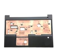 JGHFReW Shell Compatibile Palmrest Coperchio di Cornice per Tastiera per Tastiera Superiore per E580 E585 E590 E595 Laptop 01LW421 01LW419 01LW420 Parte di Sostituzione(BK with FPR Hole)