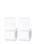 JGHFReW Tape della stampante etichetta 30x20mm 50x80mm per B1 B21 B203 B3S Etichetta Maker compatibile con labeller White White di dimensioni più grandi(40X30mm)