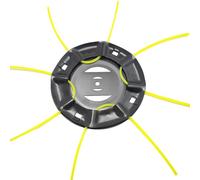 JGHFReW Testa di Taglio della Spazzola per Ruota a Filo in Acciaio da Tosaerba Compatibile con Vari Sega a Corda di Stringa attaccamento(A(25.4mm))