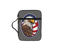 JGHHOUN American Bald Eagle Print Versatile Bibbia Storage Bag Scritture Organizer Christian Gift Church Accessory
