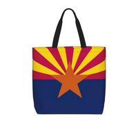 JGHHOUN Arizona State Flag Print Donne Uomini Extra Large Organizer Bag Borsa a Spalla Tote Leggero Casual Ecologico
