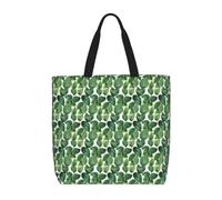 JGHHOUN Borsa a tracolla con stampa di foglie di erbe aromatiche e piante da uomo extra large borsa a tracolla leggera casual ecologica