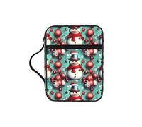 JGHHOUN Borsa portaoggetti versatile con scritta in lingua inglese "Merry Christmas", idea regalo cristiana, accessorio per chiesa
